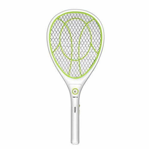 Night Cat Elettrico Zanzara Volare Swatter Zapper Racchetta, Insetti Verde