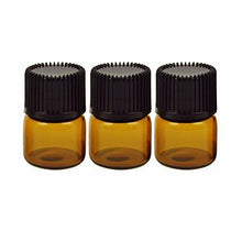Carica l'immagine nel visualizzatore di Gallery, Yizhao Essential Oil 1ml Amber Sample Glass Bottle, Samll marrone