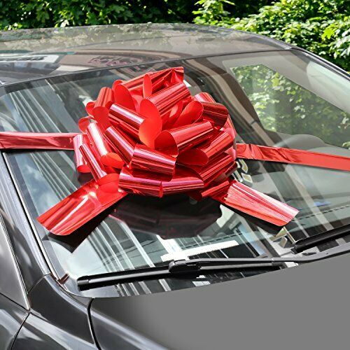 WXJ13 40,6 cm rosso brillante auto fiocchi con 6 m di nastro per regali di...