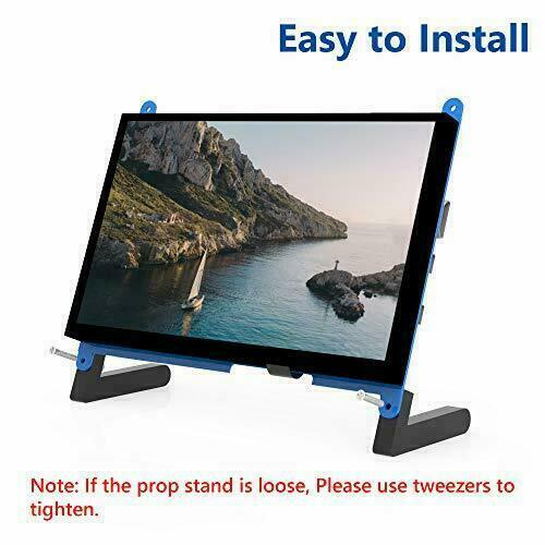 Monitor touchscreen portatile da 7 pollici per Raspberry Pi 4, display ...