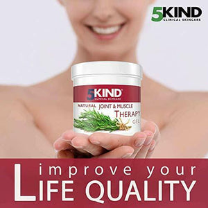 Gel Antidolorifico Naturale 5Kind per Articolazioni e Muscoli ad Azione...