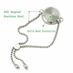 Jaoyu - Bracciale rigido da donna con diffusore di oli Cloud jewelry