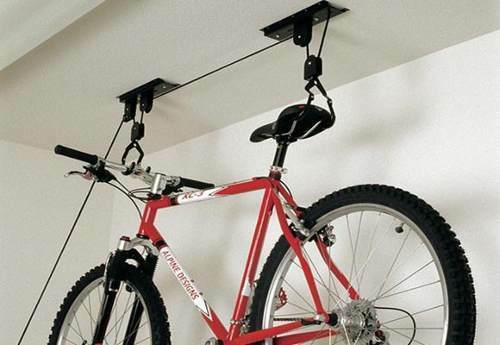 Portabici Universale, Sollevatore per Bici fissaggio a soffitto
