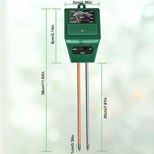 Bearbro 3 in 1 del PH Terreno PH-Metro Test Suolo Misuratore...