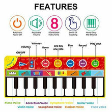 Carica l'immagine nel visualizzatore di Gallery, Tappeto Musicale, Tappetino Pianoforte per Bambini, Tappetino da Ballo per