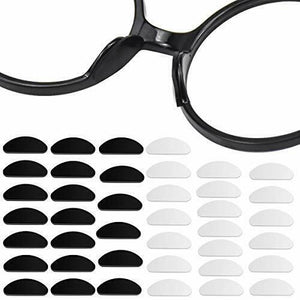 NATUCE 20 Paia 1mm Naselli Occhiali Silicone Adesivi, per Occhiali...