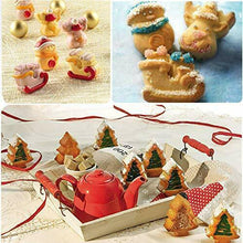 Carica l&#39;immagine nel visualizzatore di Gallery, Christmas stampini in silicone BESTZY 3PCS sapone Silicone stampo per...