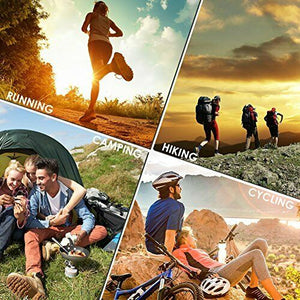 Marsupio Trekking con Portaborraccia Marsupio Sportivo Uomo Donna per