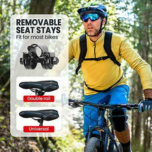 Sella per Bici Mountain in Gel, Sellini per Mountain Bike, Uomo Donna