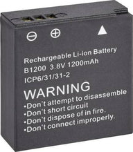 Carica l'immagine nel visualizzatore di Gallery, Batteria da 3.8 V con capacità da 1200mAh ricaricabile per fotocamera action cam