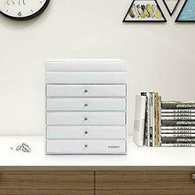 Carica l'immagine nel visualizzatore di Gallery, Portagioie Scatole per Gioielli Custodia con Specchio Cofanetto Orologi