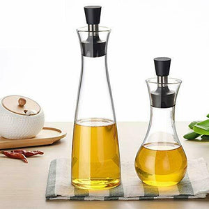 Olive Oil Dispenser.Bottiglie Di Vetro E Beccuccio Versatore Set Per 550ML