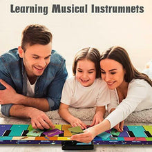 Carica l'immagine nel visualizzatore di Gallery, Tappetino Musicale con 100+ Suoni, Pianoforte Tappeto per Ballare con 4