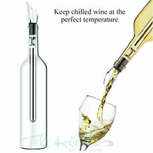 Carica l'immagine nel visualizzatore di Gallery, Aeratore per vino, beccuccio e Chiller – Set Asta di Raffreddamento in...