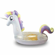 Carica l&#39;immagine nel visualizzatore di Gallery, Myir Piscina Gigante Gonfiabile Trasparente Unicorno con Paillettes