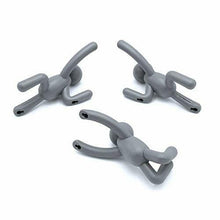 Carica l'immagine nel visualizzatore di Gallery, Umbra Buddy Set di 3 ganci decorativi da parete, per giacche, Grigio Scuro