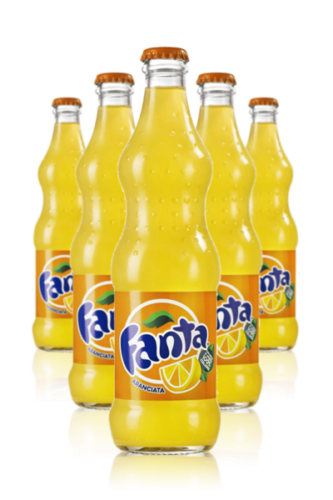 Fanta Vetro 33cl: Confezione con 24 Bottiglie