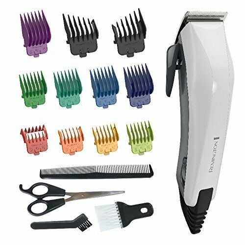 Remington HC5035 Colour Cut Tagliacapelli, Lama in Acciaio con 15 Accessori