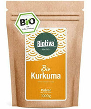 Carica l'immagine nel visualizzatore di Gallery, Curcuma in polvere Bio (1 kg) - radice di curcuma - 100% biologica -...