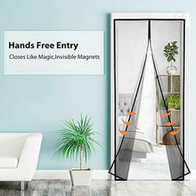 Carica l'immagine nel visualizzatore di Gallery, Homitt Zanzariera Magnetica per Porte 120 x 240CM, 120*240