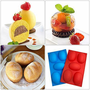 SourceTon - Stampo in silicone a forma di uova Pasqua, per torte,...