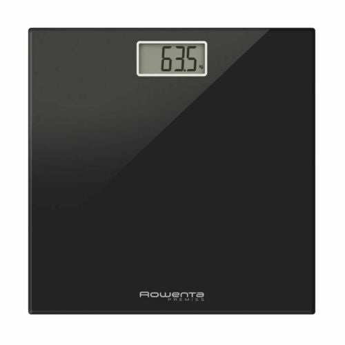 Bilancia pesapersone elettronica Rowenta BS1060 Premiss, Vetro temperato, Nero