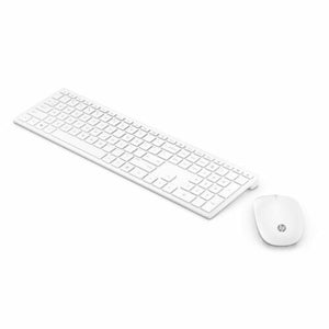 Tastiera e mouse wireless con ricevitore nano, HP Pavilion 800, Elegante bianco