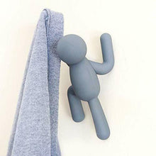 Carica l'immagine nel visualizzatore di Gallery, Umbra Buddy Set di 3 ganci decorativi da parete, per giacche, Grigio Scuro