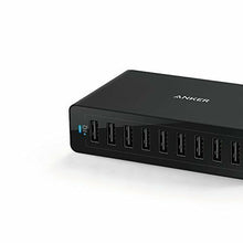 Carica l'immagine nel visualizzatore di Gallery, Caricatore USB da tavolo da 60W, con 10 porte USB e Tecnologia PowerIQ
