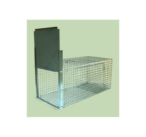 GABBIA TRAPPOLA CATTURA ANIMALI DA CORTILE CM.81x36